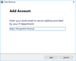 Add Remove An Account To The Citrix Workspace App Summit Hosting